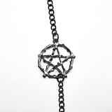 Goth crystal tassel chains
