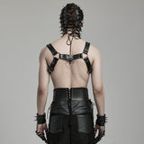 Punk PU Corset For Men