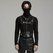 Punk Harness & Belt 2 in 1 Accessory