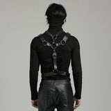 Punk Harness & Belt 2 in 1 Accessory