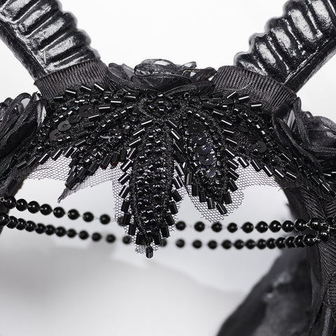 Goth Demon Horn Headwear