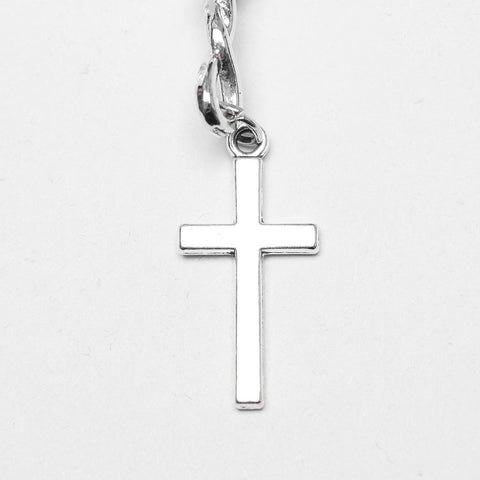 Goth Cross Pendant Spike Earrings