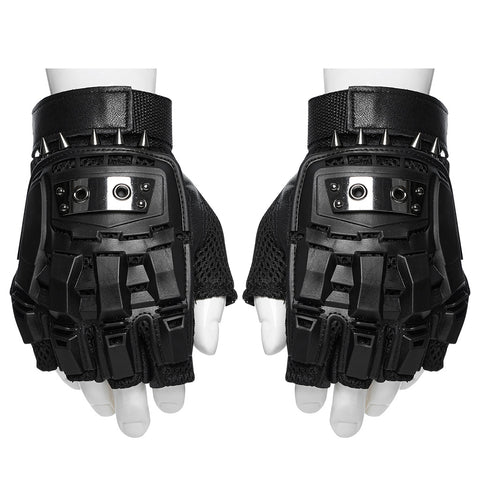 Cyber Punk Armored Gloves