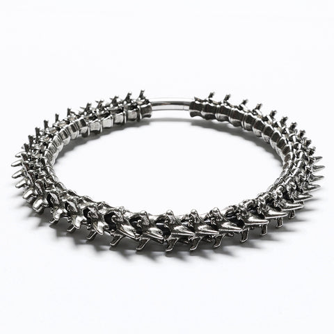 Apocalypse Punk Skeleton Neck Ring