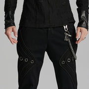 Apocalypse punk skeleton leg chain