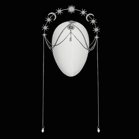 Gothic Star Moon Sun Headwear
