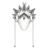 Gothic Skull Chain Crown