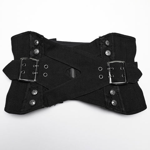 Punk interlaced corset