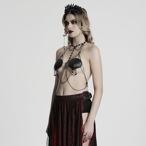 Dark Shell Chest Chain