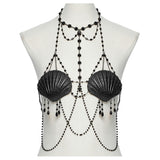 Dark Shell Chest Chain