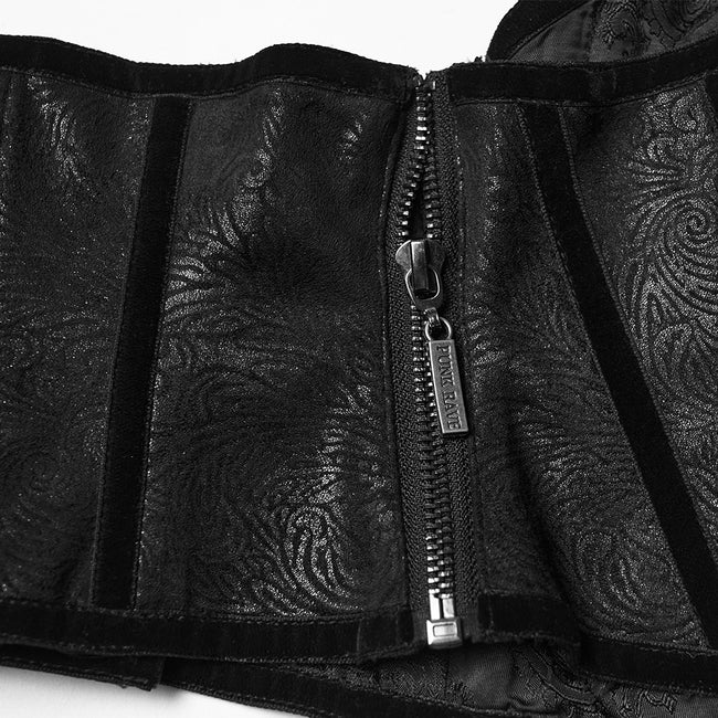 Goth Gorgeous Embossed Cummerbund