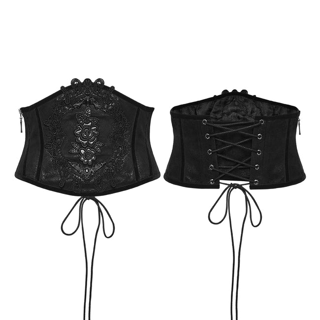 Goth Gorgeous Embossed Cummerbund