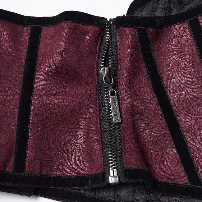 Goth Gorgeous Embossed Cummerbund