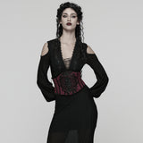 Goth Gorgeous Embossed Cummerbund