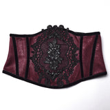 Goth Gorgeous Embossed Cummerbund