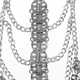 Metal scale chest chain