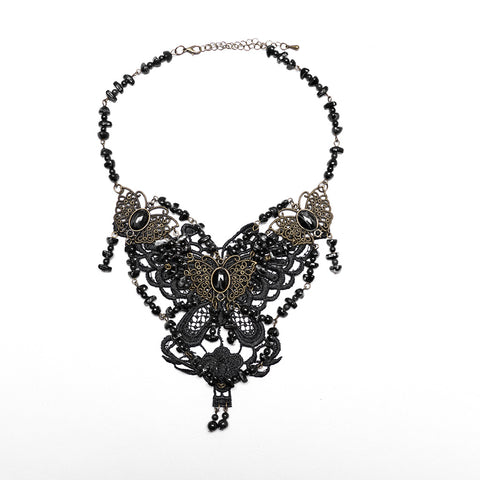 Steampunk Butterfly Necklace