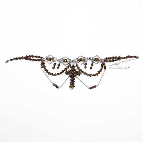 Steampunk Cross Necklace
