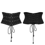 Punk Metal Rivet Corset