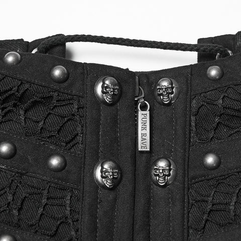 Punk Metal Rivet Corset