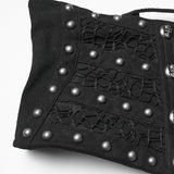 Punk Metal Rivet Corset