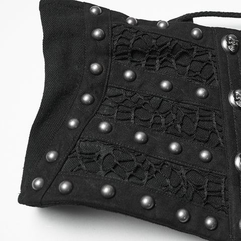 Punk Metal Rivet Corset
