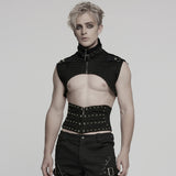 Punk Rivets Metal Corset