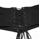 Punk Rivets Metal Corset