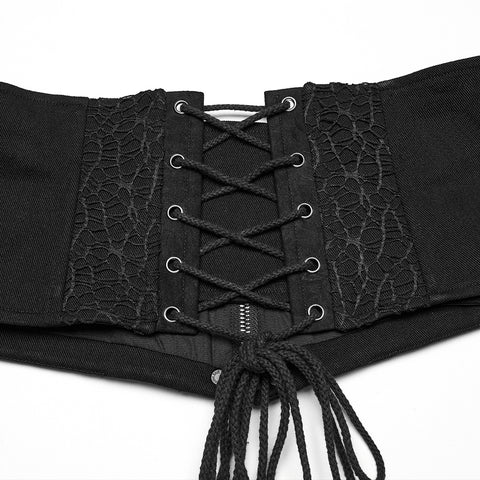 Punk Rivets Metal Corset