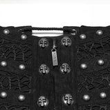 Punk Rivets Metal Corset