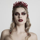 Gothic Gorgeous Black Crystal Headband