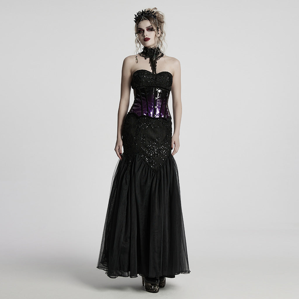 Gothic Gorgeous Black Crystal Headband– Punkravestore