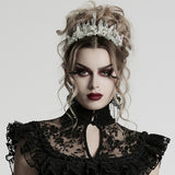 Goth gradient patent leather corset