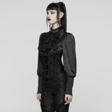 Goth Rose Lace Corset