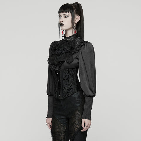 Goth Rose Lace Corset