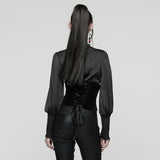 Goth Rose Lace Corset