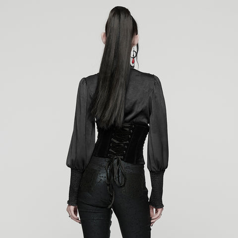 Goth Rose Lace Corset