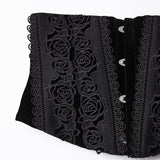 Goth Rose Lace Corset