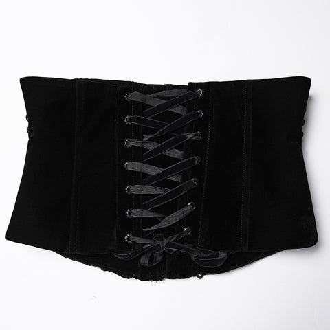 Goth Rose Lace Corset