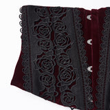 Goth Rose Lace Corset