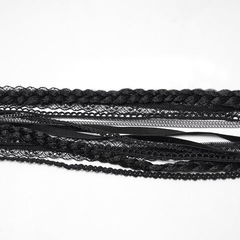 Goth Tassel Hair Accessory