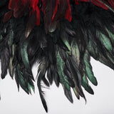 Goth Gorgeous Reversible Feather Shawl