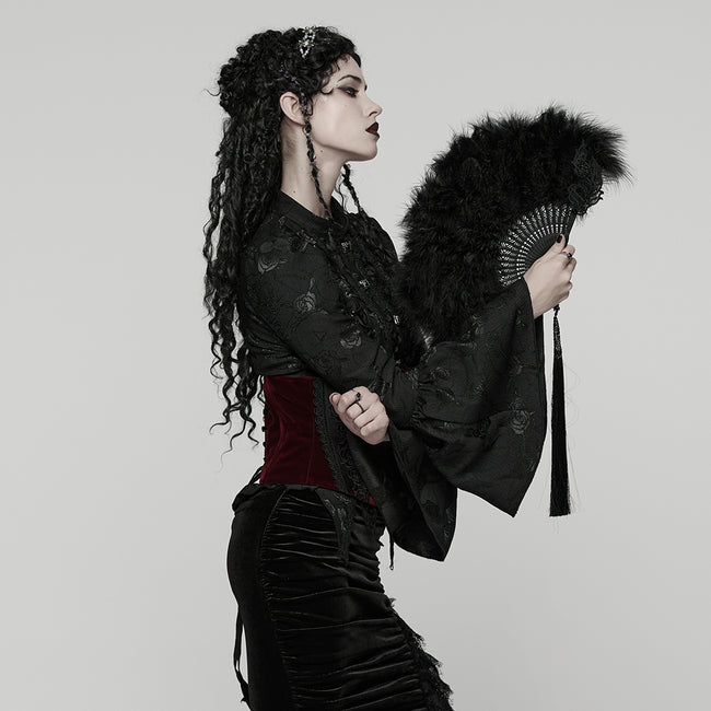 New Chinese Style Feather Fan