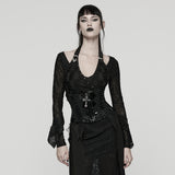 Goth Patent Leather Corset