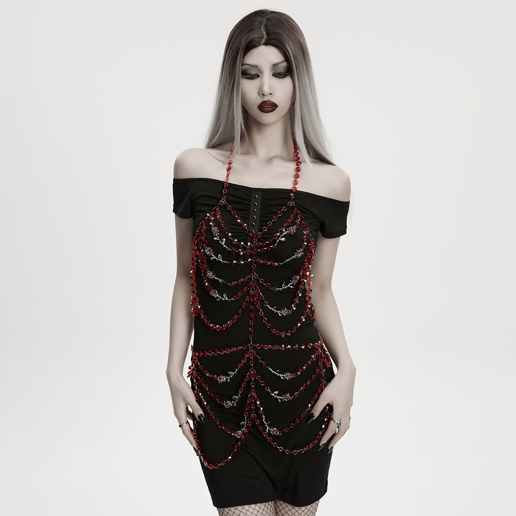 Got Chain Goth Bone Body Chain– Punkravestore