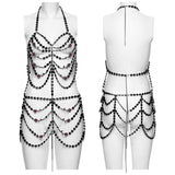 Goth Bone Body Chain