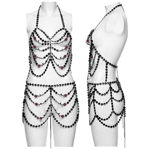 Goth Bone Body Chain