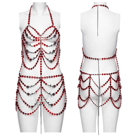 Goth Bone Body Chain