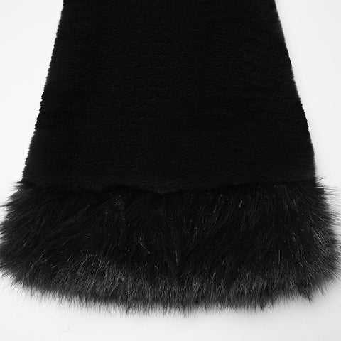 Punk Ultra-Soft Fur Leg Warmers