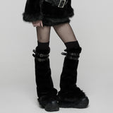 Punk Ultra-Soft Fur Leg Warmers